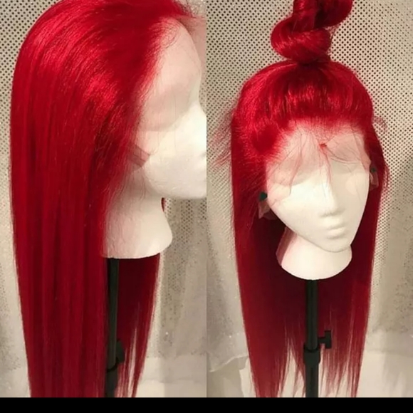 Red lace front